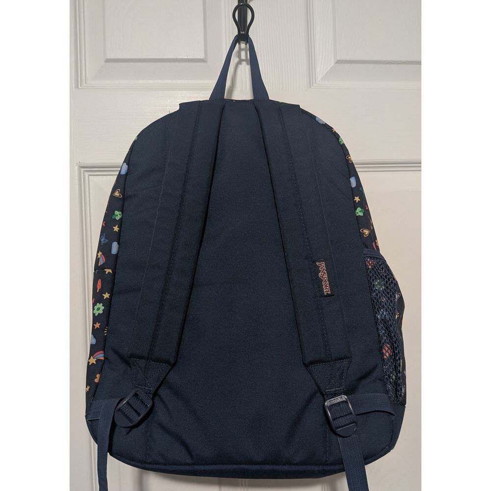 Jansport Cross Town Plus 17" Backpack Bookbag w/ 15" Laptop Sleeve Slice of Fun - Picture 5 of 11